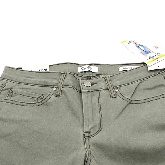 ⭐Jessica Simpson Green Crop Skinny Jeans - Picture 10 of 10